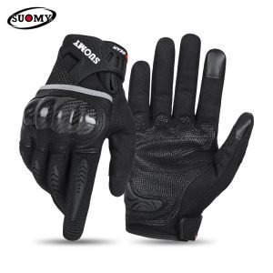 Summer SUOMY SU-20 Motorcycle Riding Gloves Breathable Sunproof Riding Gloves Motorcycle Motocross Bike Outdoor Gloves