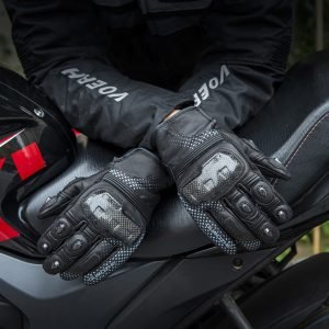 Motorcycle Gloves Leather Touch Screen Motorbike Motocross Riding Racing Breathable Biker Protective Gear Gloves