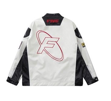 High Quality F1 Racing Suit Men's Button Placket Collar Motorcycle PU Jacket Embroidered Couple Leather Jacket Stand Woven 50pcs 66 High Quality F1 Racing Suit Men's Button Placket Collar Motorcycle PU Jacket Embroidered Couple Leather Jacket Stand Woven 50pcs – Bild 6