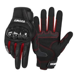 Summer NEW SUOMY SU-22 Motorcycle Gloves Breathable Wear-Resistant Two Finger Touch Screen Motocross Riding Gloves