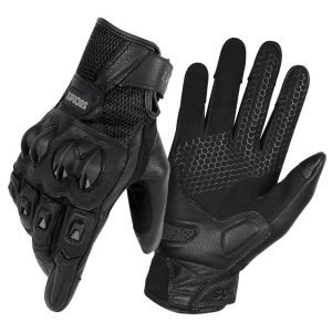 SUOMY SU-15 gloves motorcycle motorbike full finger gloves Breathable and wear-resistant leather gloves & mittens full finger cycling