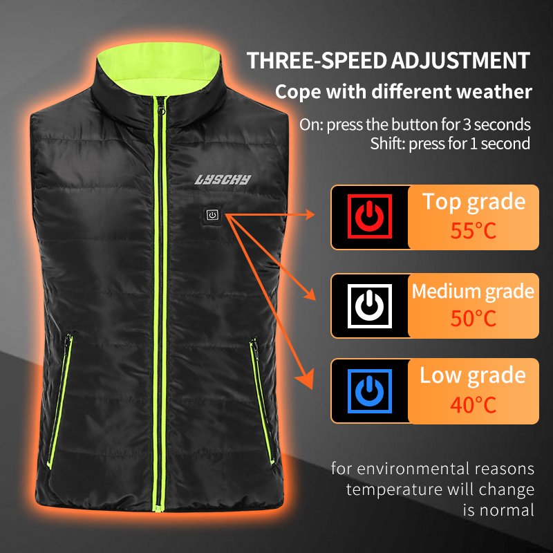 Recommandé Marchandises gilet chauffant moto vestes de Motocross gilet chaud moto équitation gilet chauffant 4auffant4 Recommended Goods Motorcycle Heating Vest Motocross Jackets Waistcoat Warm Motorbike Riding Heated Vest – Image 4