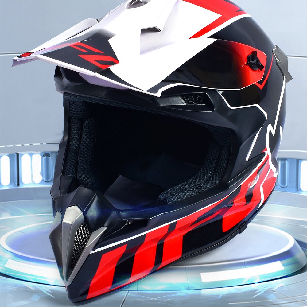 Cascos Moto Modulares Jet 3oto33- Imagen Moto Modular open face Motorcycle Helmets - Image 3